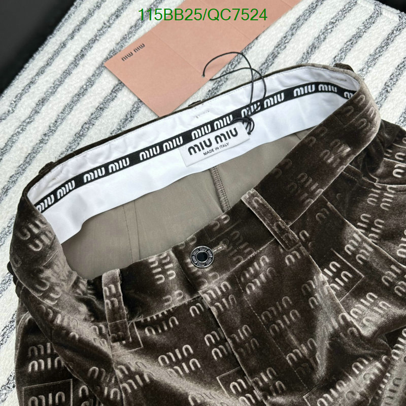 Clothing-MIUMIU Code: QC7524 $: 115USD