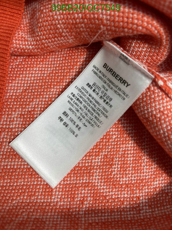 Clothing-Burberry Code: QC7549 $: 99USD