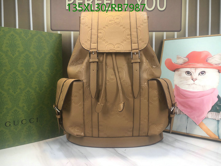 Gucci Bag-(4A)-Backpack- Code: RB7987 $: 135USD