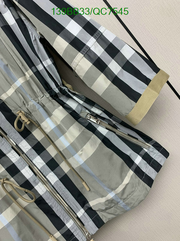 Clothing-Burberry Code: QC7545 $: 139USD