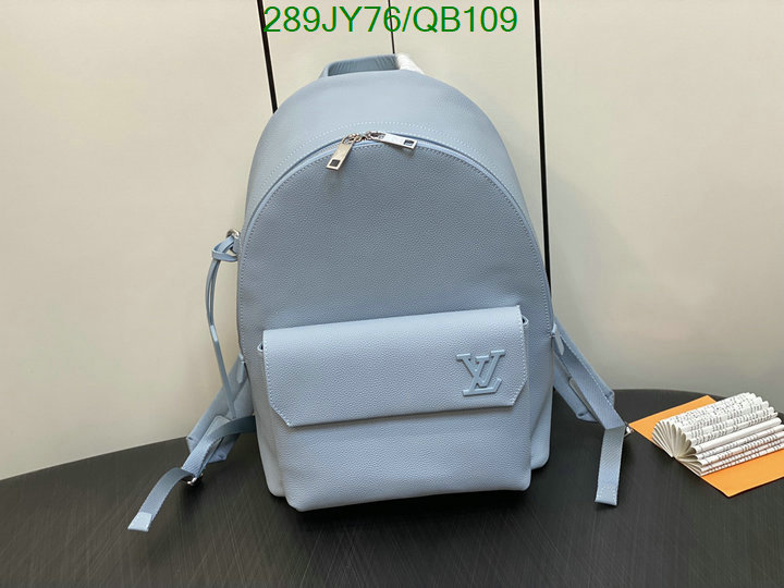 LV Bag-(Mirror)-Backpack- Code: QB109 $: 289USD