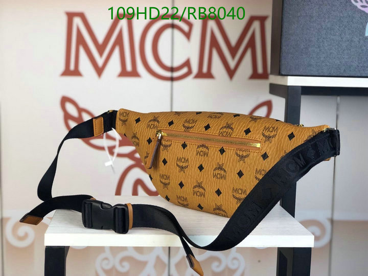 MCM Bag-(Mirror)-Belt Bag-Chest Bag-- Code: RB8040 $: 109USD