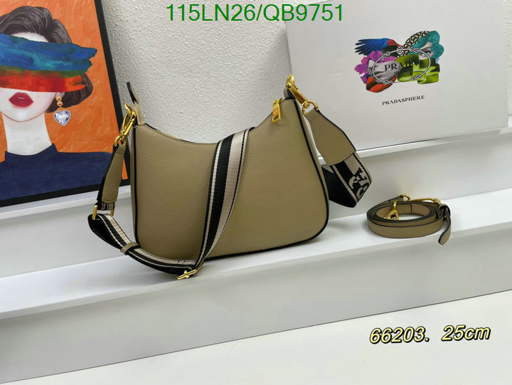 Prada Bag-(4A)-Diagonal- Code: QB9751 $: 115USD