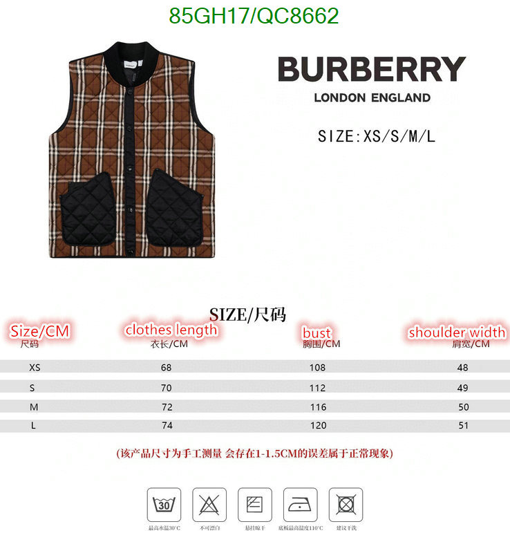 Clothing-Burberry Code: QC8662 $: 85USD