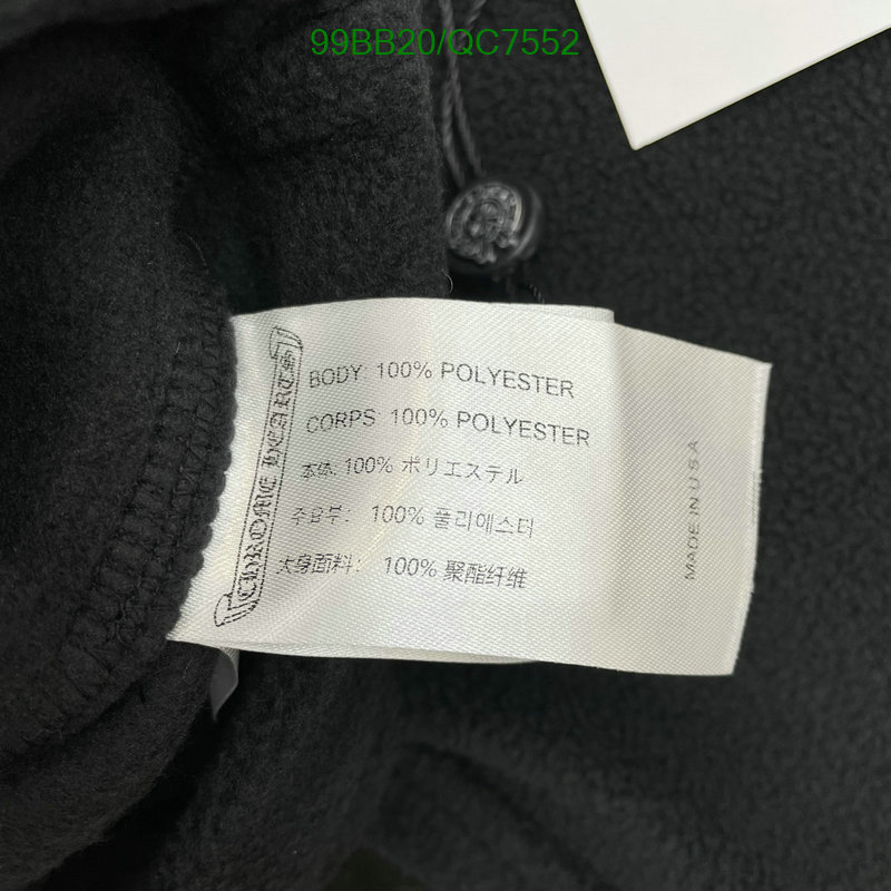 Clothing-Chrome Hearts Code: QC7552 $: 99USD