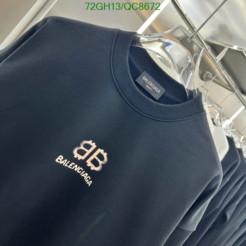 Clothing-Balenciaga Code: QC8672 $: 72USD