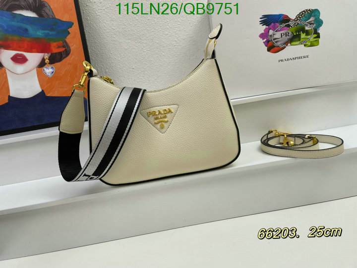 Prada Bag-(4A)-Diagonal- Code: QB9751 $: 115USD