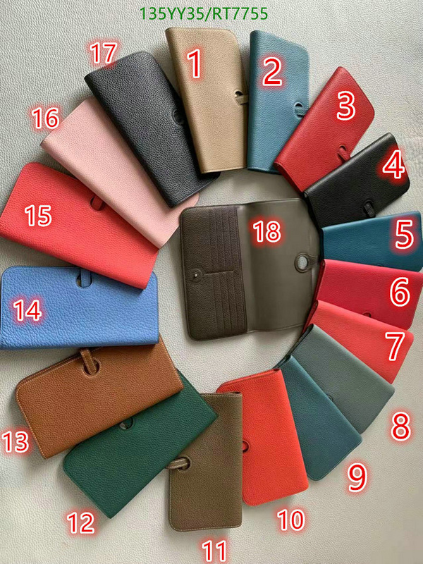 Hermes Bag-(Mirror)-Wallet- Code: RT7755 $: 135USD