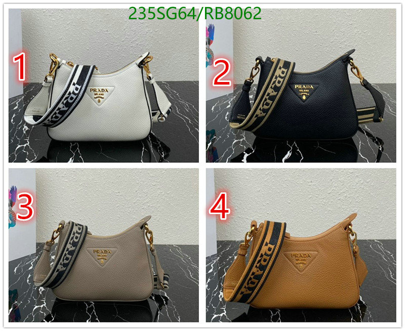 Prada Bag-(Mirror)-Diagonal- Code: RB8062 $: 235USD