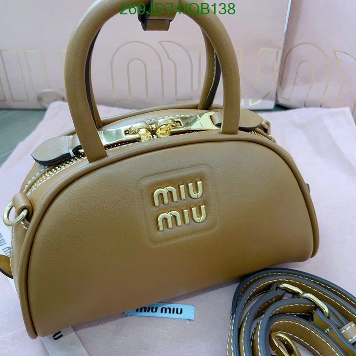 Miu Miu Bag-(Mirror)-Diagonal- Code: QB138 $: 269USD