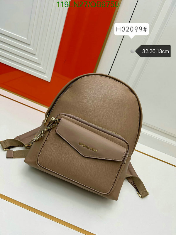 Michael Kors Bag-(4A)-Backpack- Code: QB9750 $: 119USD