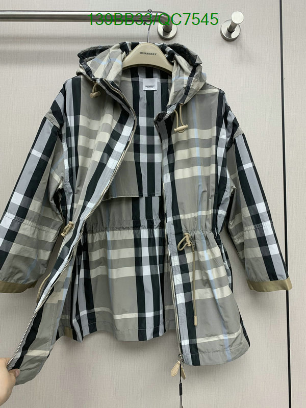 Clothing-Burberry Code: QC7545 $: 139USD