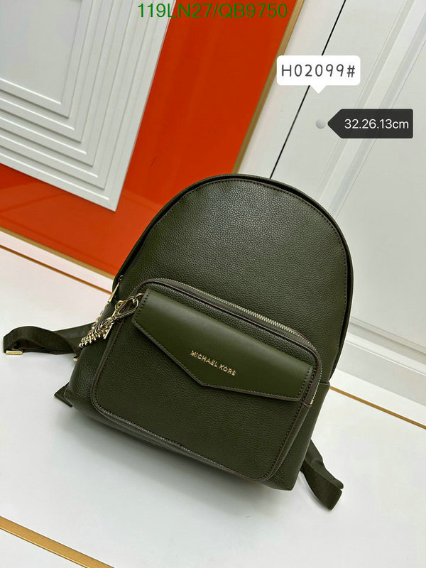 Michael Kors Bag-(4A)-Backpack- Code: QB9750 $: 119USD