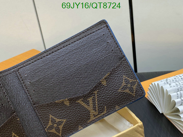 LV Bag-(Mirror)-Wallet- Code: QT8724 $: 69USD