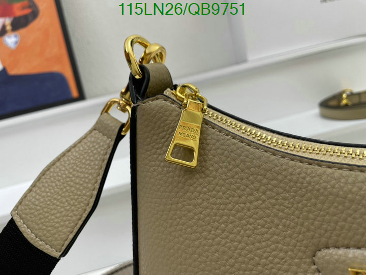 Prada Bag-(4A)-Diagonal- Code: QB9751 $: 115USD