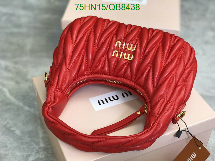 Miu Miu Bag-(4A)-Handbag- Code: QB8438 $: 75USD