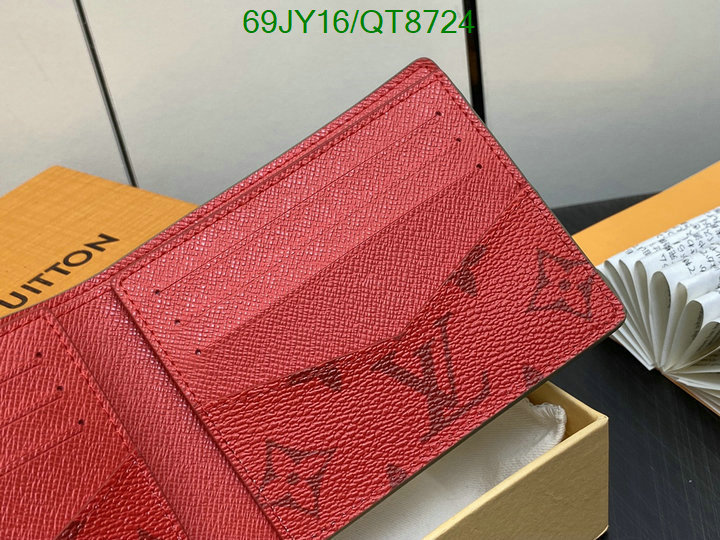 LV Bag-(Mirror)-Wallet- Code: QT8724 $: 69USD