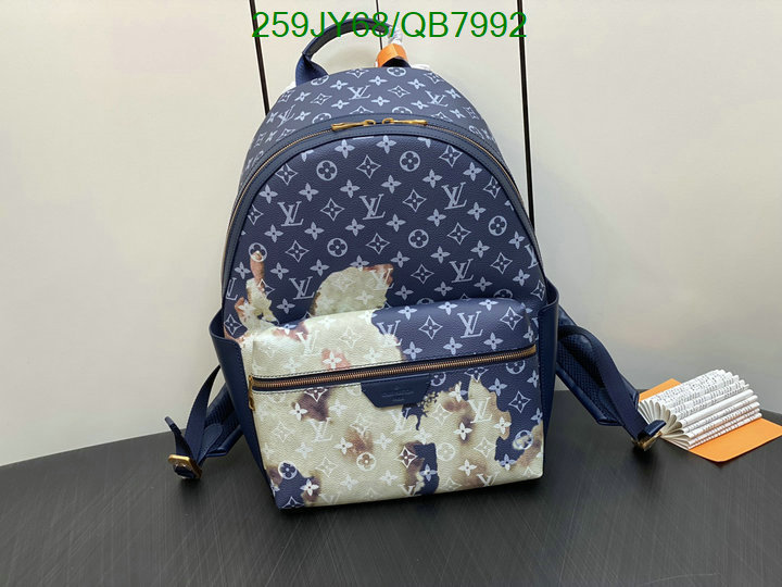 LV Bag-(Mirror)-Backpack- Code: QB7992 $: 259USD