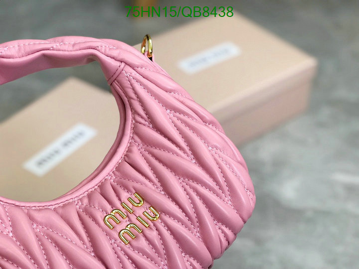 Miu Miu Bag-(4A)-Handbag- Code: QB8438 $: 75USD