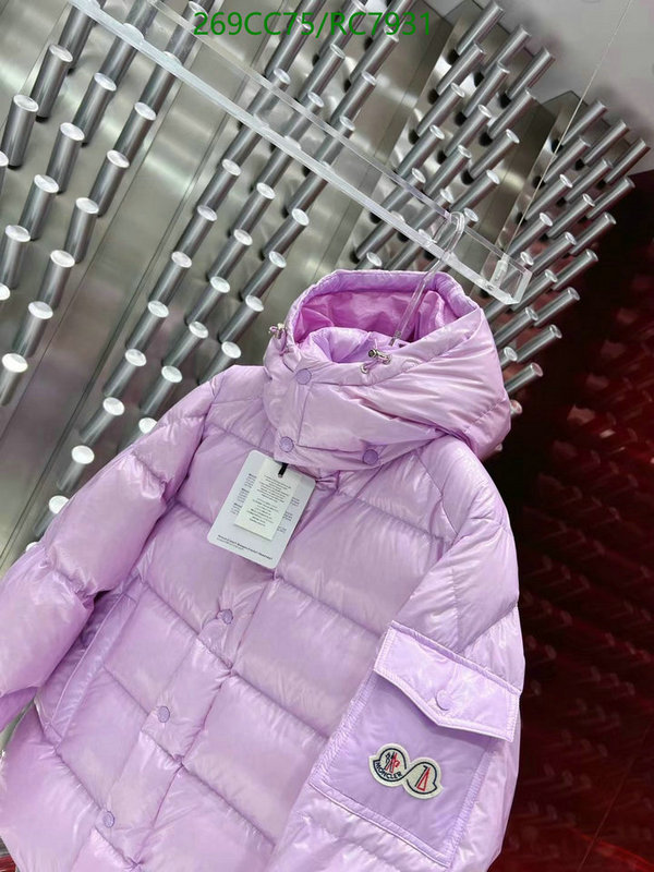 Down jacket Women-Moncler Code: RC7931 $: 269USD