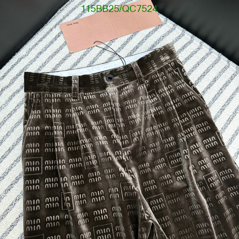 Clothing-MIUMIU Code: QC7524 $: 115USD