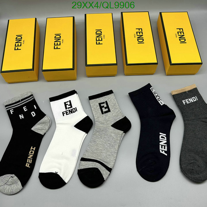 Sock-Fendi Code: QL9906 $: 29USD