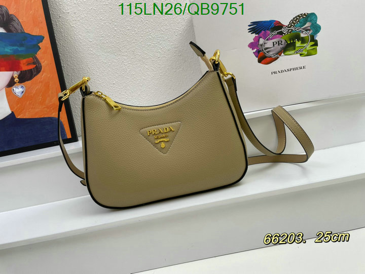 Prada Bag-(4A)-Diagonal- Code: QB9751 $: 115USD