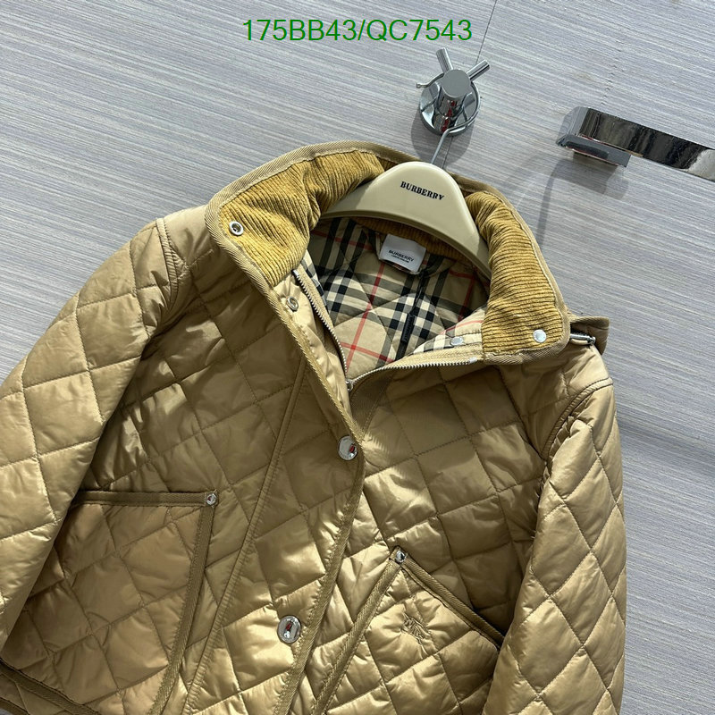 Clothing-Burberry Code: QC7543 $: 175USD