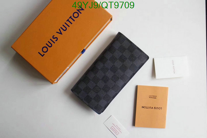 LV Bag-(4A)-Wallet- Code: QT9709 $: 49USD