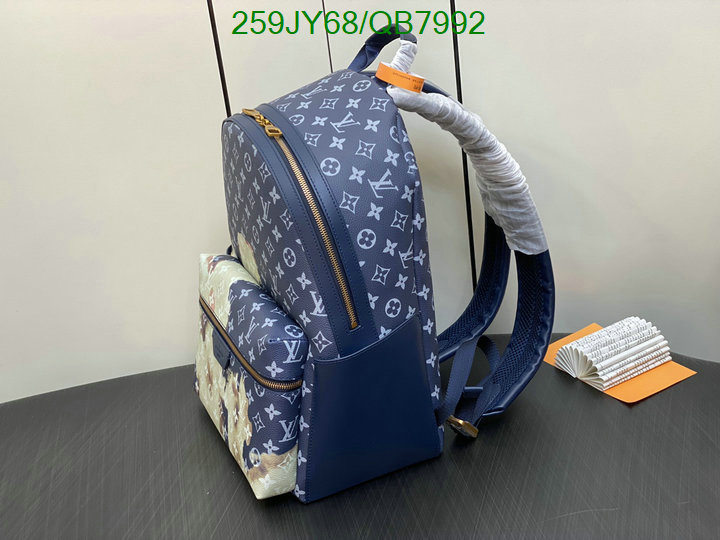 LV Bag-(Mirror)-Backpack- Code: QB7992 $: 259USD