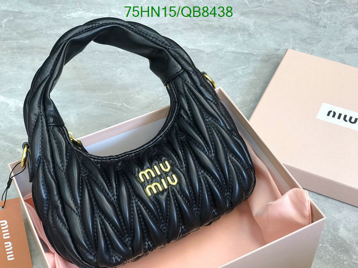 Miu Miu Bag-(4A)-Handbag- Code: QB8438 $: 75USD