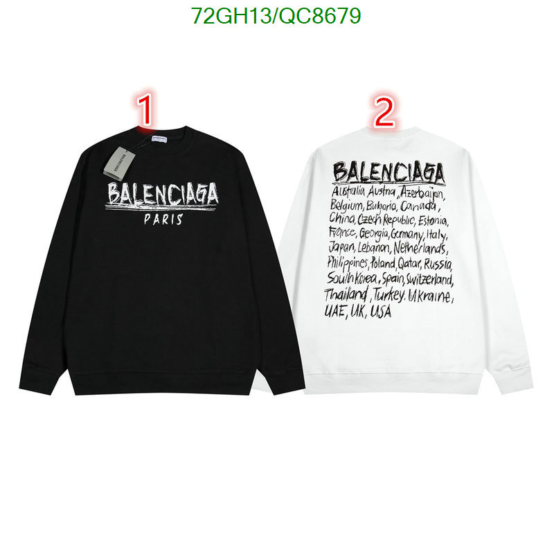 Clothing-Balenciaga Code: QC8679 $: 72USD