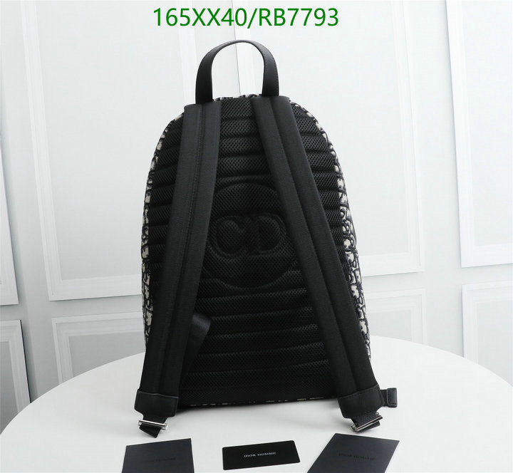 Dior Bag-(Mirror)-Backpack- Code: RB7793 $: 165USD