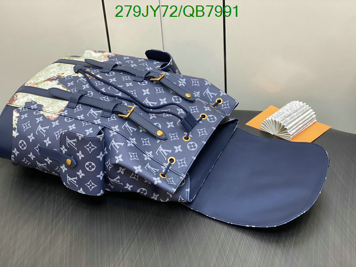 LV Bag-(Mirror)-Backpack- Code: QB7991 $: 279USD