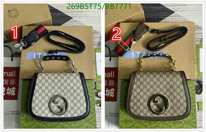 Gucci Bag-(Mirror)-Diagonal- Code: RB7771 $: 269USD