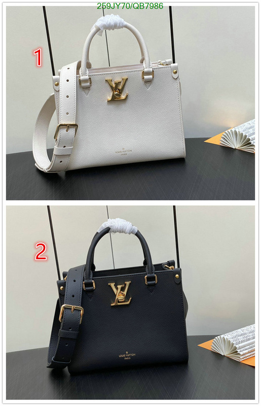 LV Bag-(Mirror)-Handbag- Code: QB7986 $: 259USD