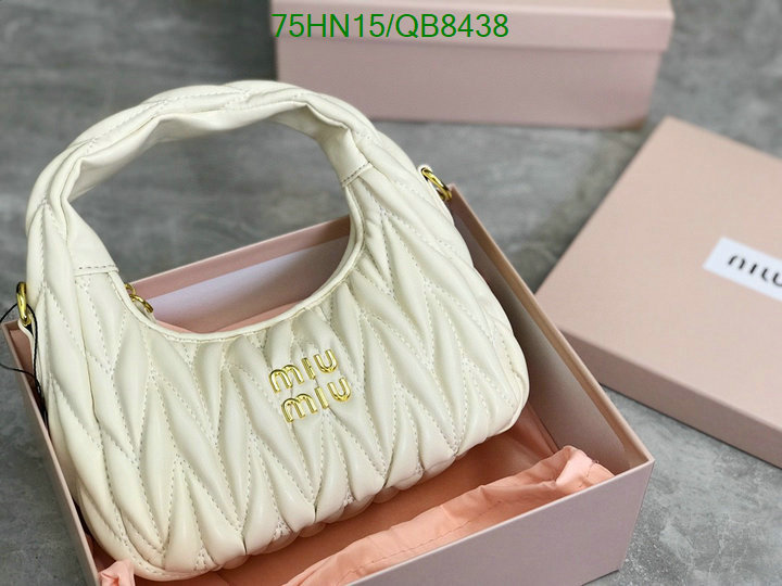 Miu Miu Bag-(4A)-Handbag- Code: QB8438 $: 75USD