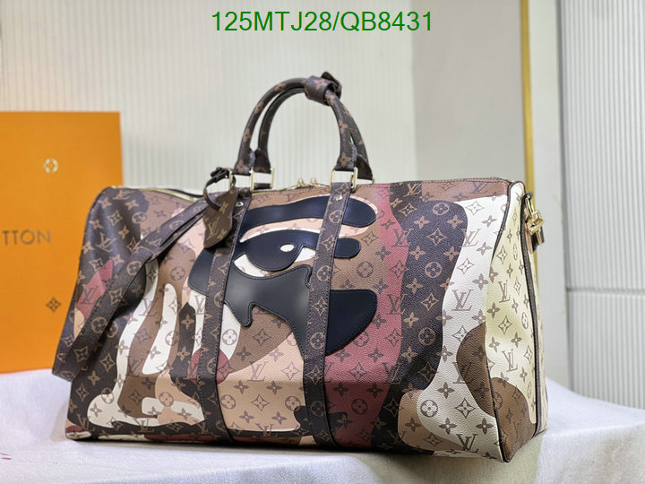 LV Bag-(4A)-Keepall BandouliRe 45-50- Code: QB8431 $: 125USD