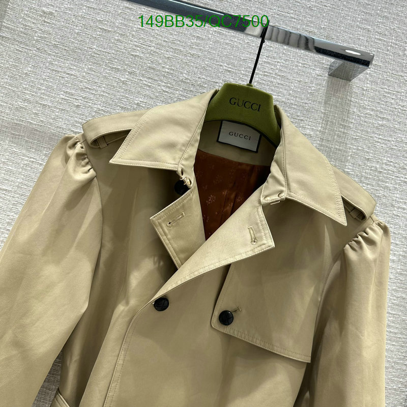 Clothing-Gucci Code: QC7500 $: 149USD