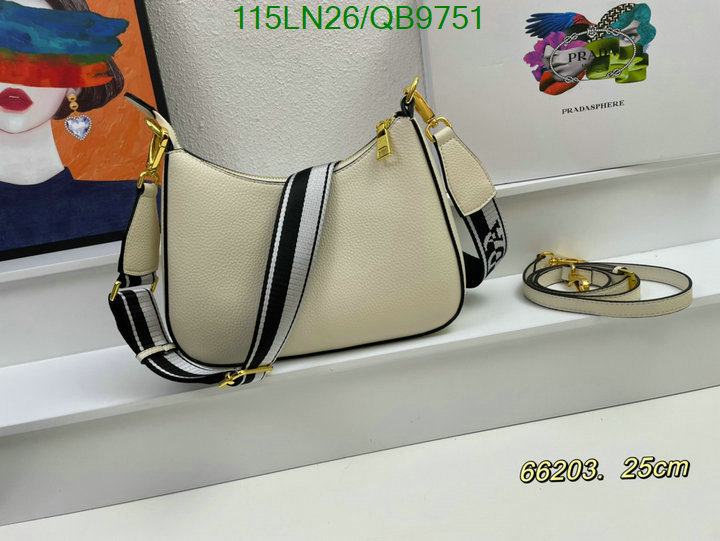 Prada Bag-(4A)-Diagonal- Code: QB9751 $: 115USD