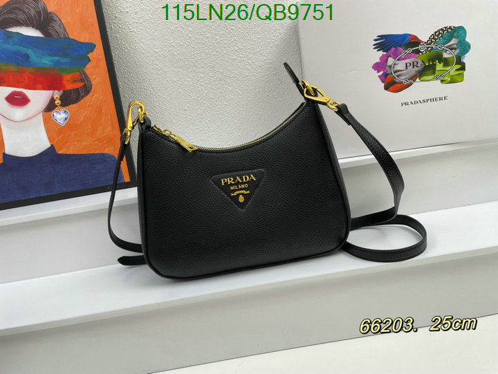 Prada Bag-(4A)-Diagonal- Code: QB9751 $: 115USD