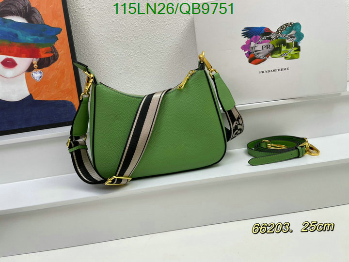 Prada Bag-(4A)-Diagonal- Code: QB9751 $: 115USD