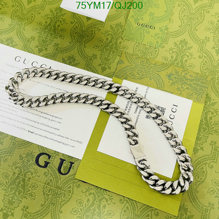 Jewelry-Gucci Code: QJ200 $: 75USD