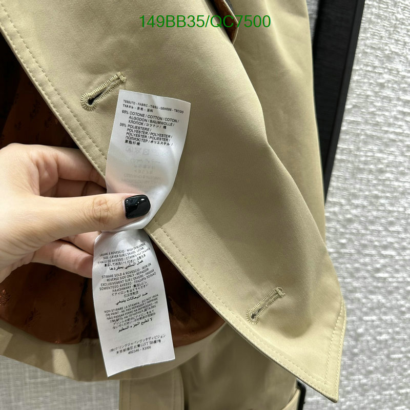 Clothing-Gucci Code: QC7500 $: 149USD