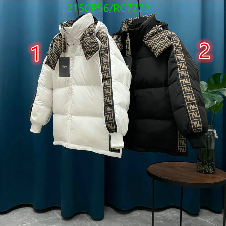 Down jacket Men-Fendi Code: RC7722 $: 215USD