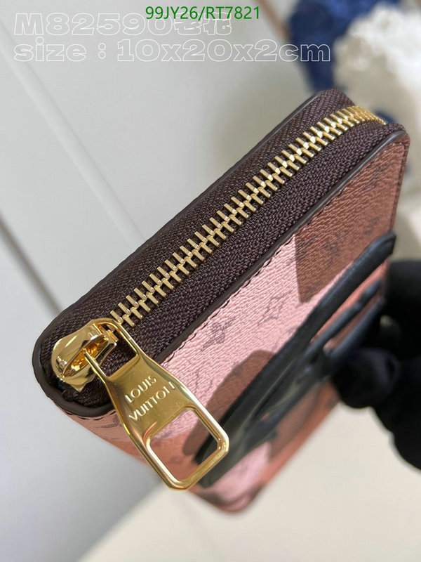 LV Bag-(Mirror)-Wallet- Code: RT7821 $: 99USD