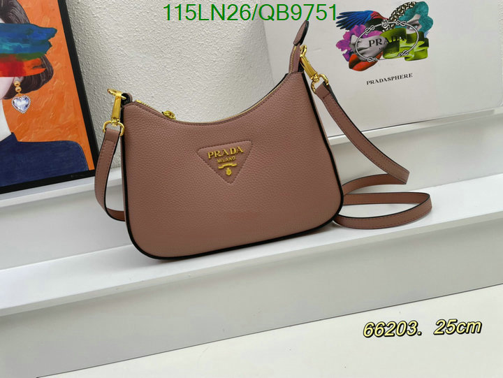 Prada Bag-(4A)-Diagonal- Code: QB9751 $: 115USD