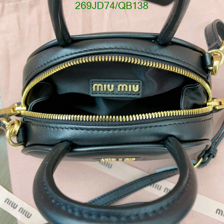 Miu Miu Bag-(Mirror)-Diagonal- Code: QB138 $: 269USD