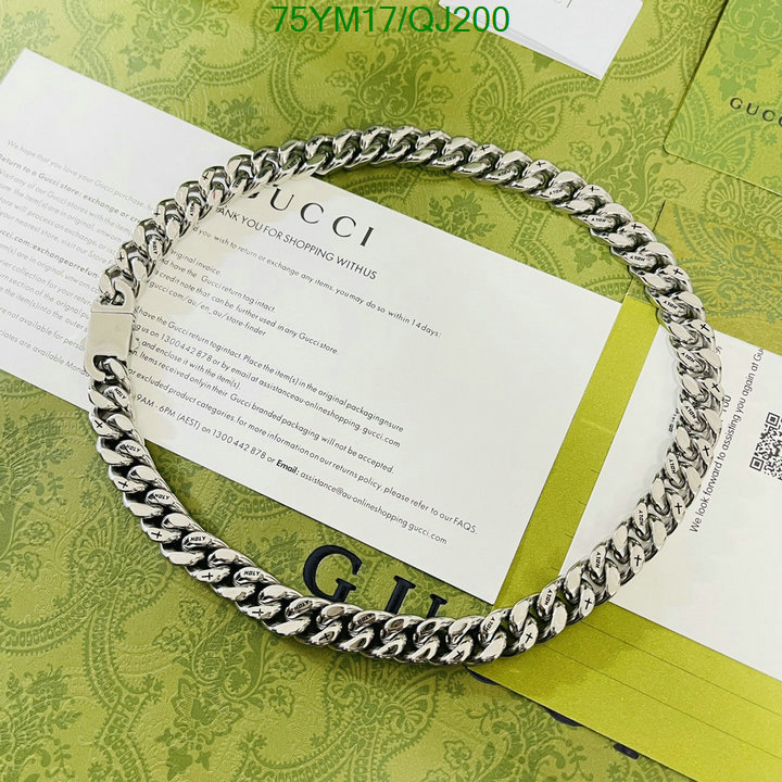 Jewelry-Gucci Code: QJ200 $: 75USD