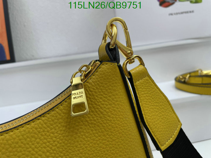 Prada Bag-(4A)-Diagonal- Code: QB9751 $: 115USD